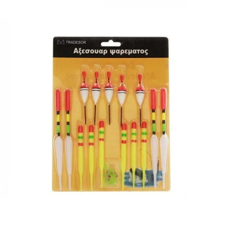Set plutitoare de pescuit - 15 buc - 30229