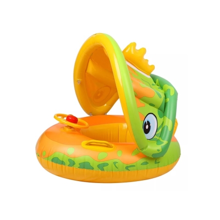 Ham pentru copii cu scaun și baldachin - SL-B0102 - 151523 - Portocaliu/verde
