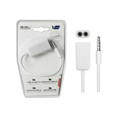 Mufă adaptor 3,5 mm - tată/2 femele - 1576C - 095998