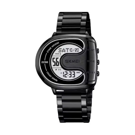 Ceas de mână digital - Skmei - 2298 - negru/alb