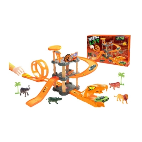 Set copii - Parcare cu pistă și animale - 8859 - 310471