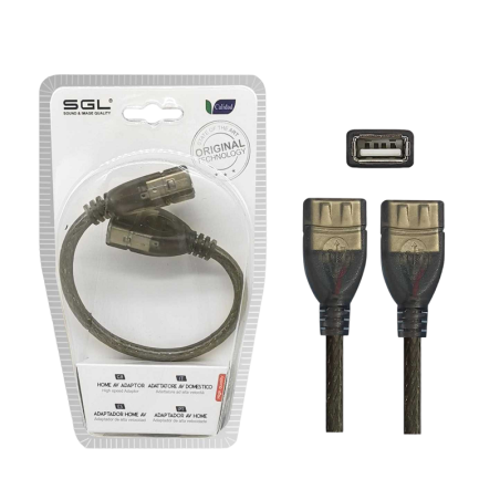 Adaptor pentru adaptor - USB -A femela/fema - 8s -01 - 20cm - 098098