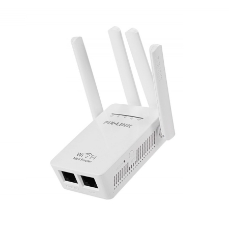 Amplificator de semnal Wifi - Repetor Wifi - PIX-LINK - WR09 - 080308 - Alb