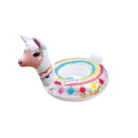 Centura de salvare gonflabilă cu scaun și mânere - Llama - 80 cm - 150427
