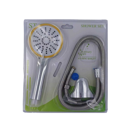 Cap de dus cu reglare a presiunii si furtun - 1,5m - 23067