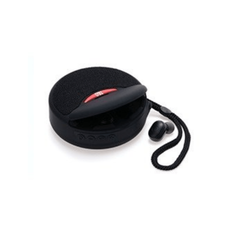 Difuzor Bluetooth wireless cu căști - TG-808 - 883808 - Negru