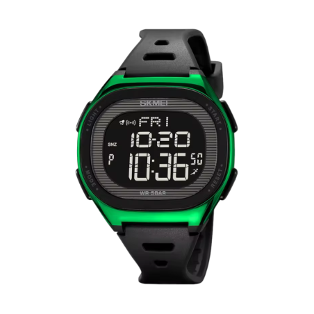 Ceas digital de mână - Skmei - 2189 - Negru/Verde