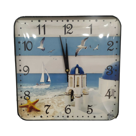 Ceas de perete - FHS-235-33 - 505145 - Albastru/Alb_2