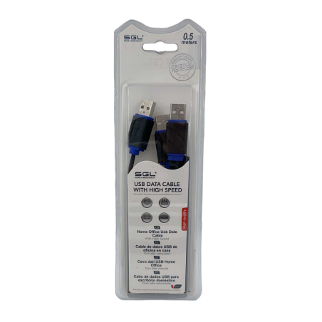 Cablu transfer de date - 1554 - USB A MAST/2 x USB A MAST - 50cm - 097961