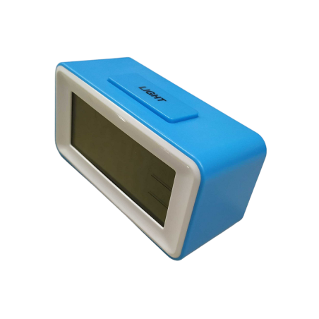 Ceas digital de birou - Ceas deşteptător - 3620 - 662343 - albastru