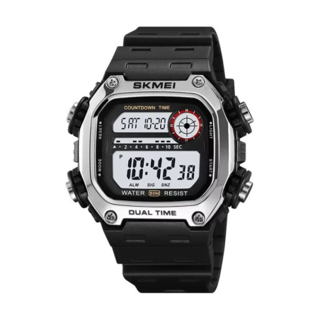 Ceas digital de mână - Skmei - 2126 - Argintiu