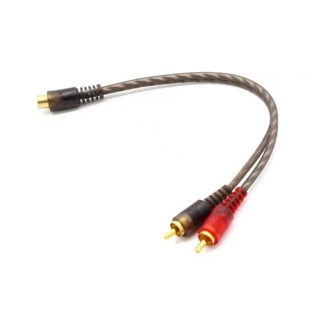 Cablu audio RCA - CTC-300 - Mamă cu 2 conectori tată - 003034