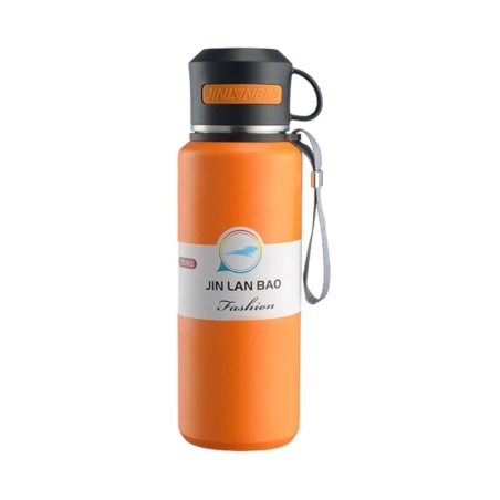 Termos portabil cu cană - 800 ml - CF8279 - 882799 - Portocaliu