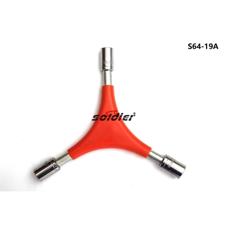 Cheie triplă pentru biciclete tip Y- S64-19a - 8/9/10mm - 652374