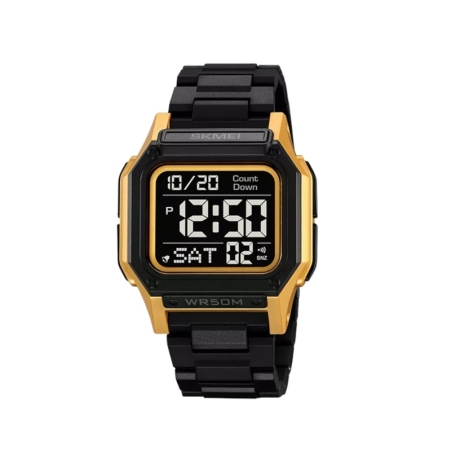 Ceas digital de mână - Skmei - 2264 - Negru/Auriu