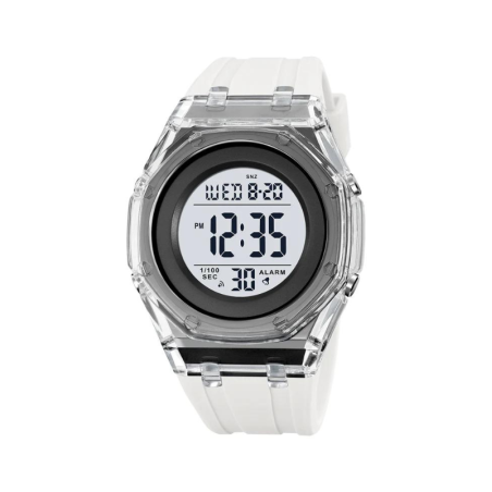 Ceas digital de mână - Skmei - 2063 - Alb