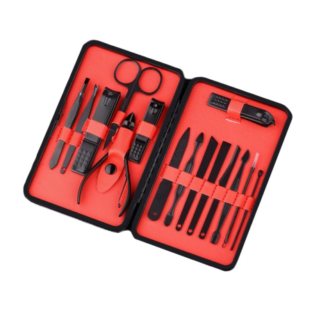 Set de îngrijire a unghiilor cu husă - 1061 - 16 buc - 739013