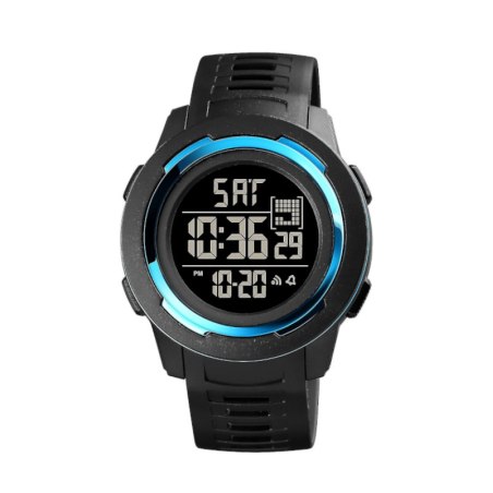 Ceas digital de mână - Skmei - 1731 - Albastru/Negru