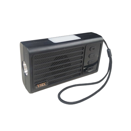 Difuzor Bluetooth Wireless cu Panou Solar - YHX-07 - 040070 - Negru