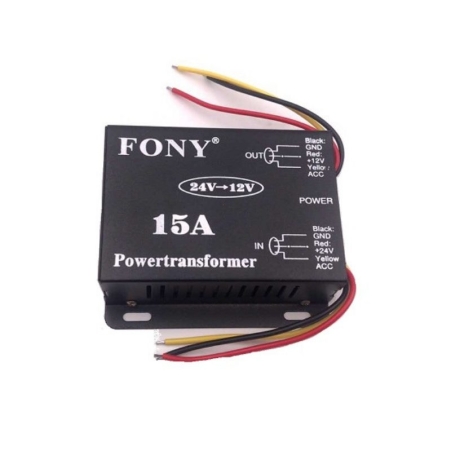 Convertor vehicul - 24V - 12V - 15A - 000477