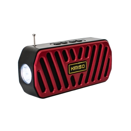 Difuzor Bluetooth fără fir cu lanternă LED - KMS-05A - 885864 - Roșu