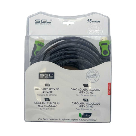 Cablu HDMI cu 2 conectori tată - B1593 - 1.4V - 15m - 094922
