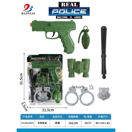 Set de poliție pentru copii - BN369M67 - 222187