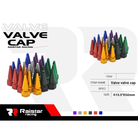 Set capace pentru supapa anvelopei auto - R -Z17112-4U - 140529