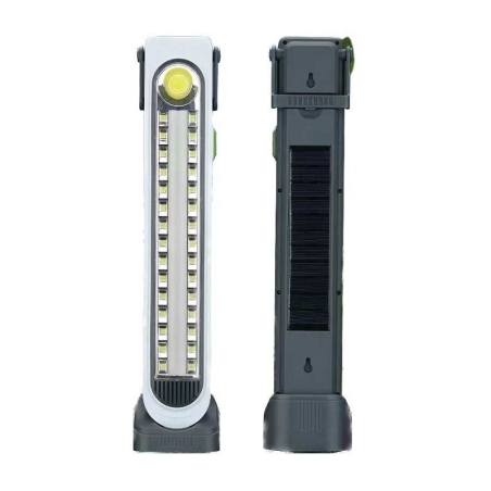 Lanternă de urgență LED reîncărcabilă cu panou solar - 6855Τ - 200620