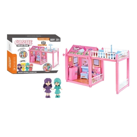 Casa cu 2 papusi si accesorii - ABL1020 - 300671
