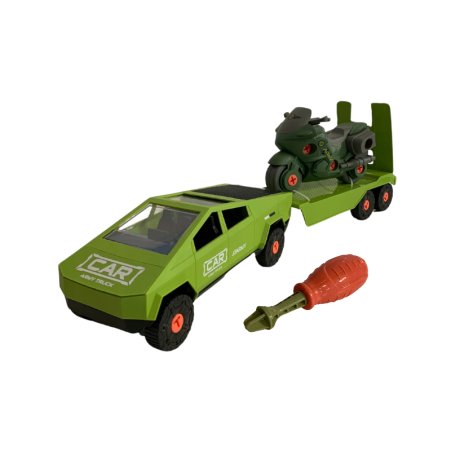Mașină prefabricată cu remorcă și motor - 7654-B1C - 305238
