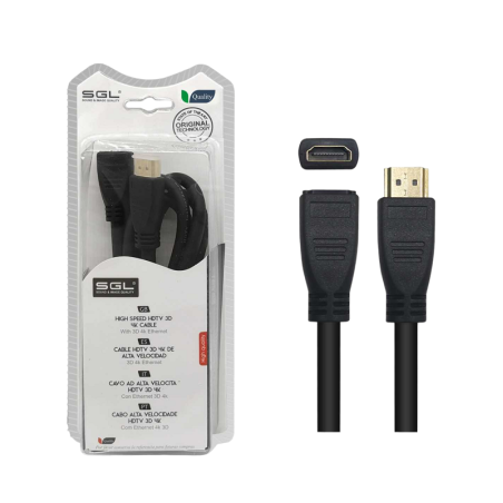 Cablu HDMI cu conector tata si femela - 1592C - 3m - 095271