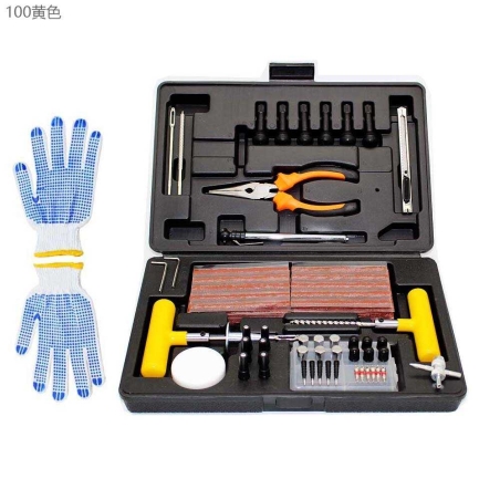 Kit de reparare a anvelopelor într-o servietă - 100 bucăți - 004659