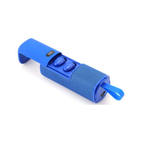 Difuzor Bluetooth fără fir cu set de căști - TG807 - 883815 - Albastru