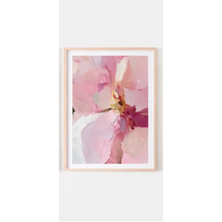 Tablou, Ramă Bej, detalii florale, 30x40 cm
