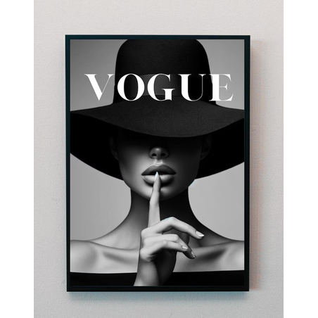 Tablou, Ramă neagră, secret lady Vogue, 30x40 cm