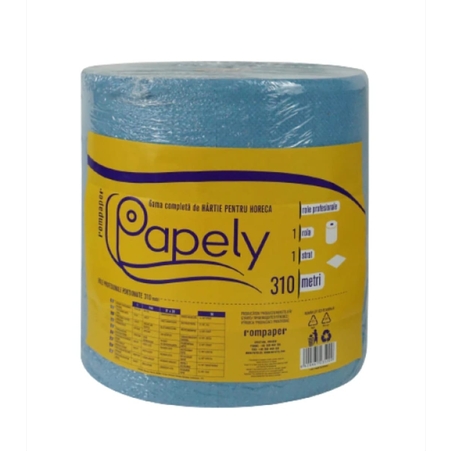Prosop hartie profesionala albastra 310 m Papely, cu un strat