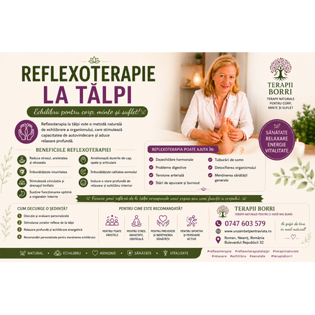 Reflexoterapie la tălpi (9+1)