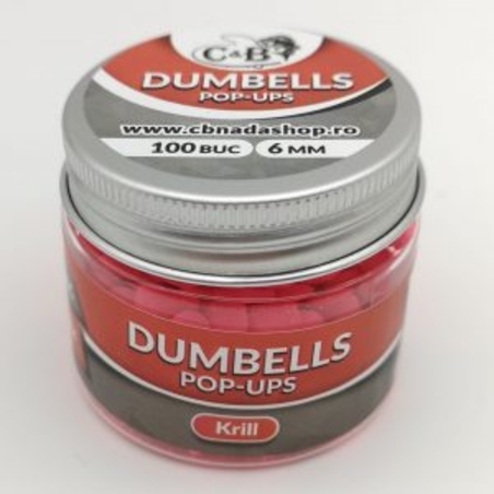 Dumbells Pop-ups Krill 6mm 100 Buc.
