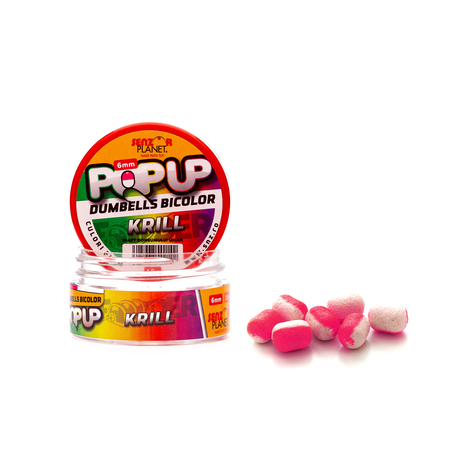 POP-UP DUMBELLS BICOLOR KRILL 6mm 15g