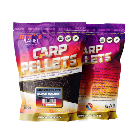 MICROPELETE BLACK HALIBUT 2mm 800g