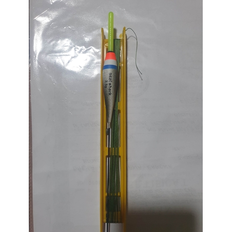 Linie echilibrata crap cu fir textil 7,5m Pluta 3,5g