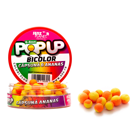 POP-UP BICOLOR CAPSUNA & ANANAS 6-8mm 30g