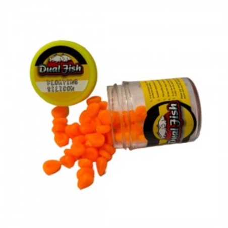 Porumb artificial (silicon) , culoare portocaliu, Dual Fish