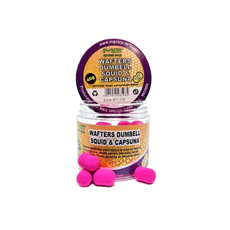 Wafters Dumbell Squid & Capsună 10mm