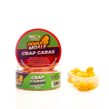 PORUMB MOALE PENTRU CARLIG CRAP CARAS 60g