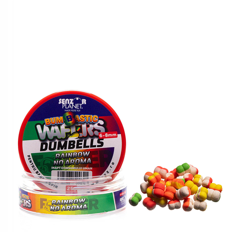 BUMBASTIC WAFTERS DUMBELLS PENTRU BANDA RAINBOW NO AROMA 6-8mm 25g