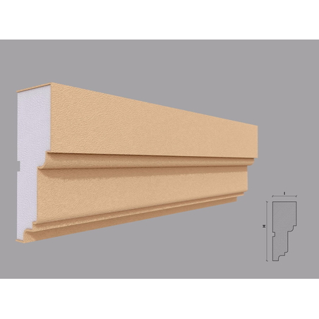 Ancadrament fereastra exterior F126 dimensiuni 140x56x2000mm