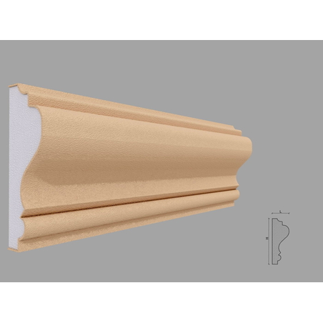 Brau decorativ de exterior F320 dimensiuni 150x52x2000mm