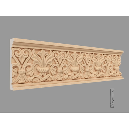 Brau decorativ de exterior F326 dimensiuni 300x85x2000mm